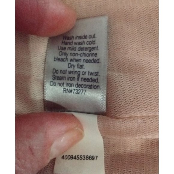 Women's Large Jennifer Lopez Pink Long Sleeve Sweater with Sparkle Embellishment - Picture 6 of 9